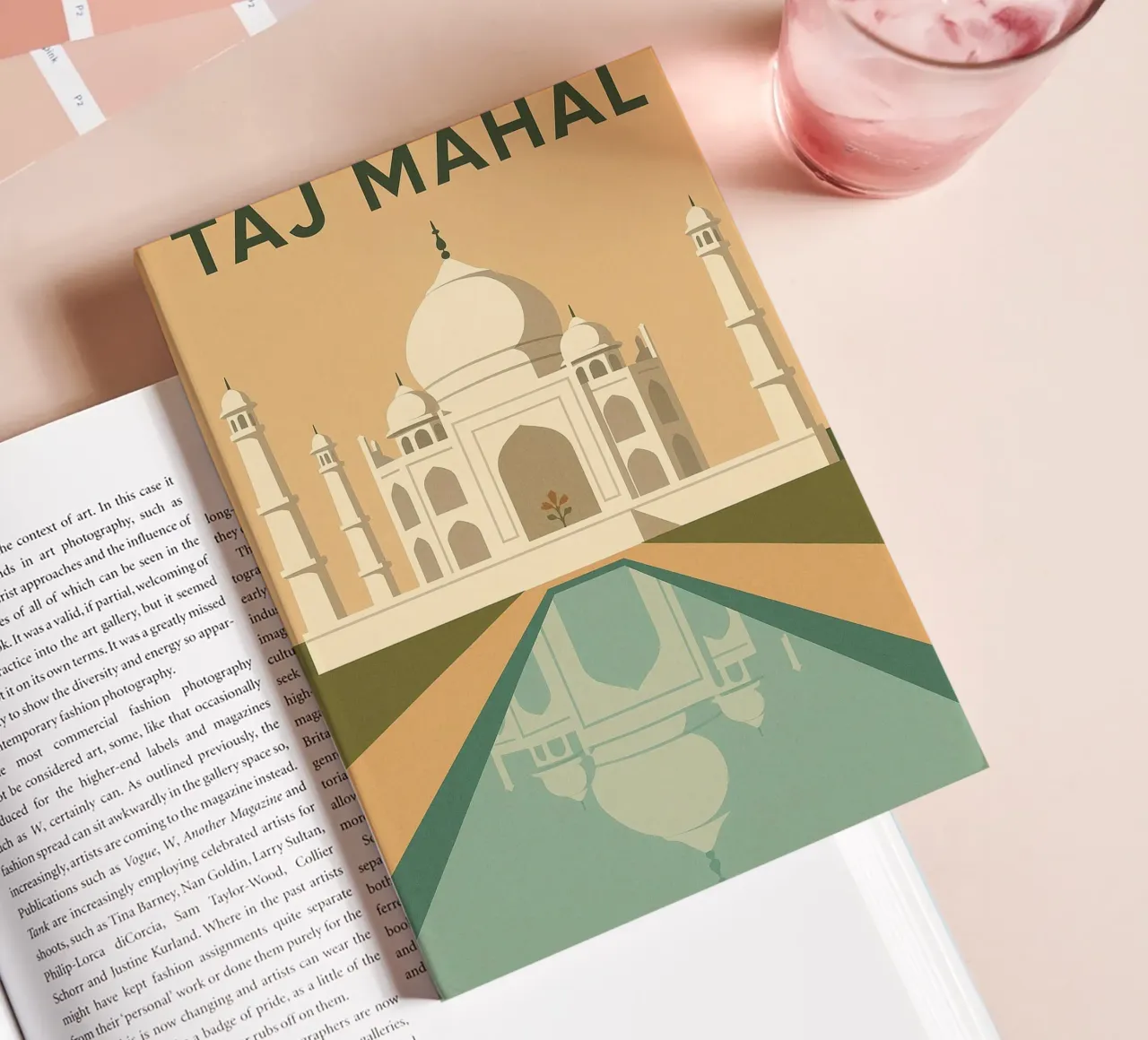 TAJ MAHAL - La joya blanca de la India cuaderno de JETLAG | affiches voyage