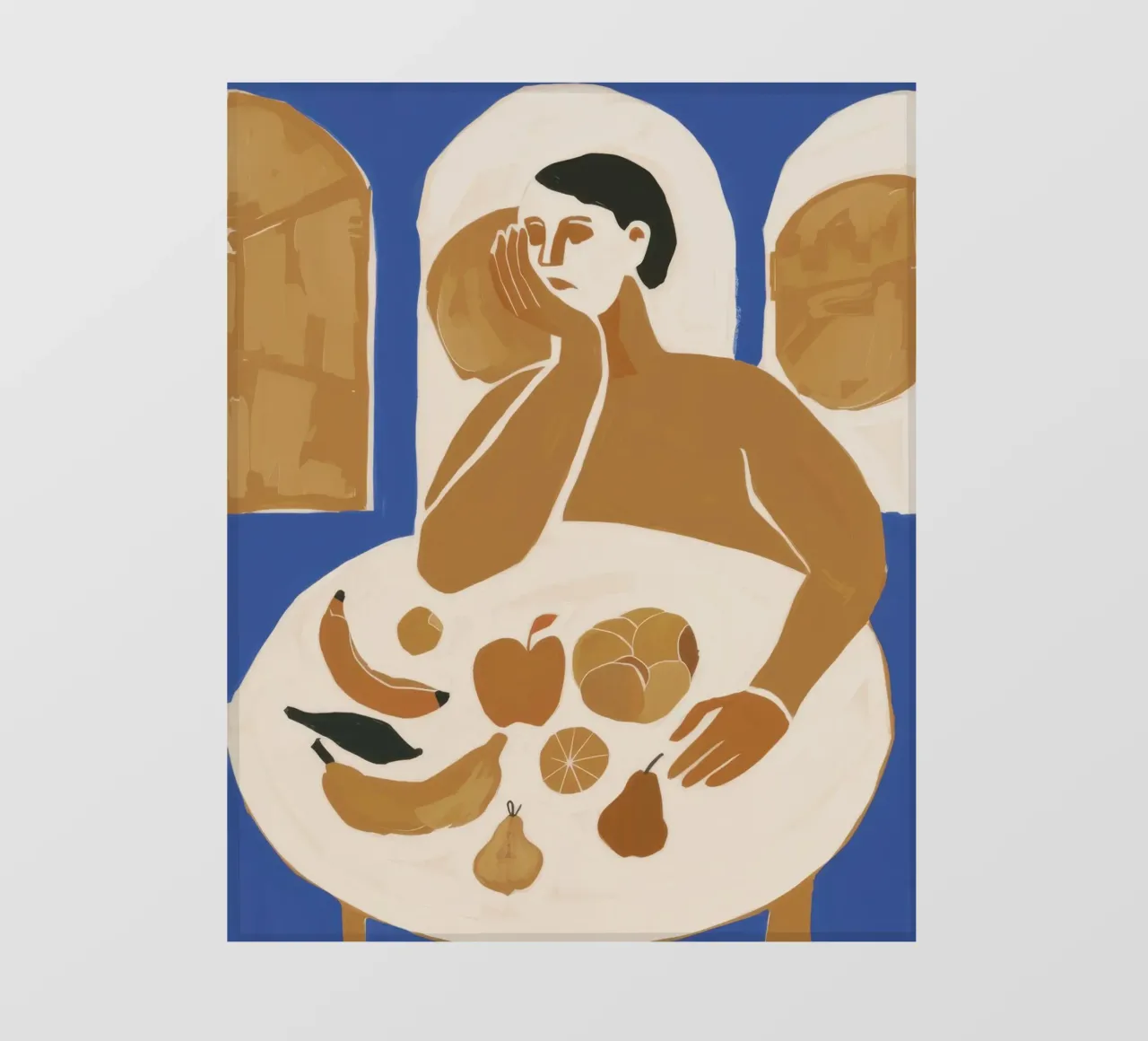 Contemplative Bread Sharer photo wallpaper by Veil Maya