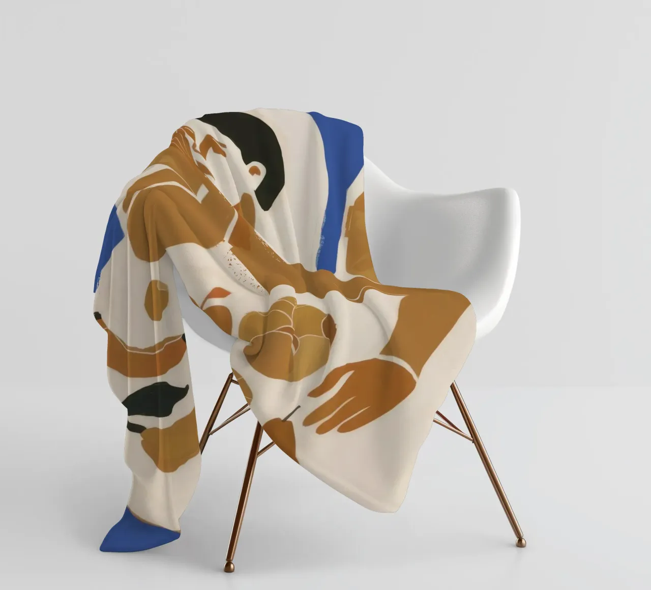 Condivisore di pane contemplativo coperta in pile da Veil Maya