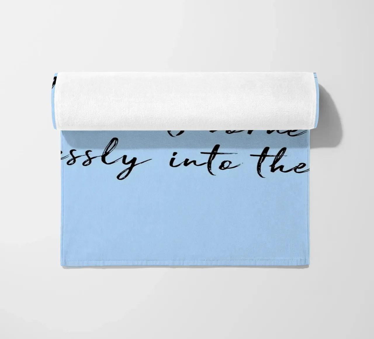 Poster con citazione del Grande Gatsby di Fitzgerald "So We Beat On telo mare da vintagepod