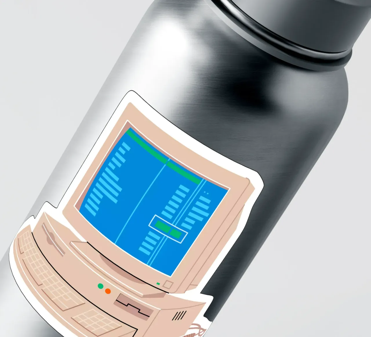 computer sticker van Sticker King