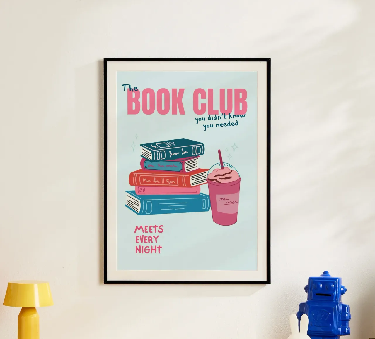 "Poster "Il club del libro di cui non sapevi di aver bisogno poster da vintagepod