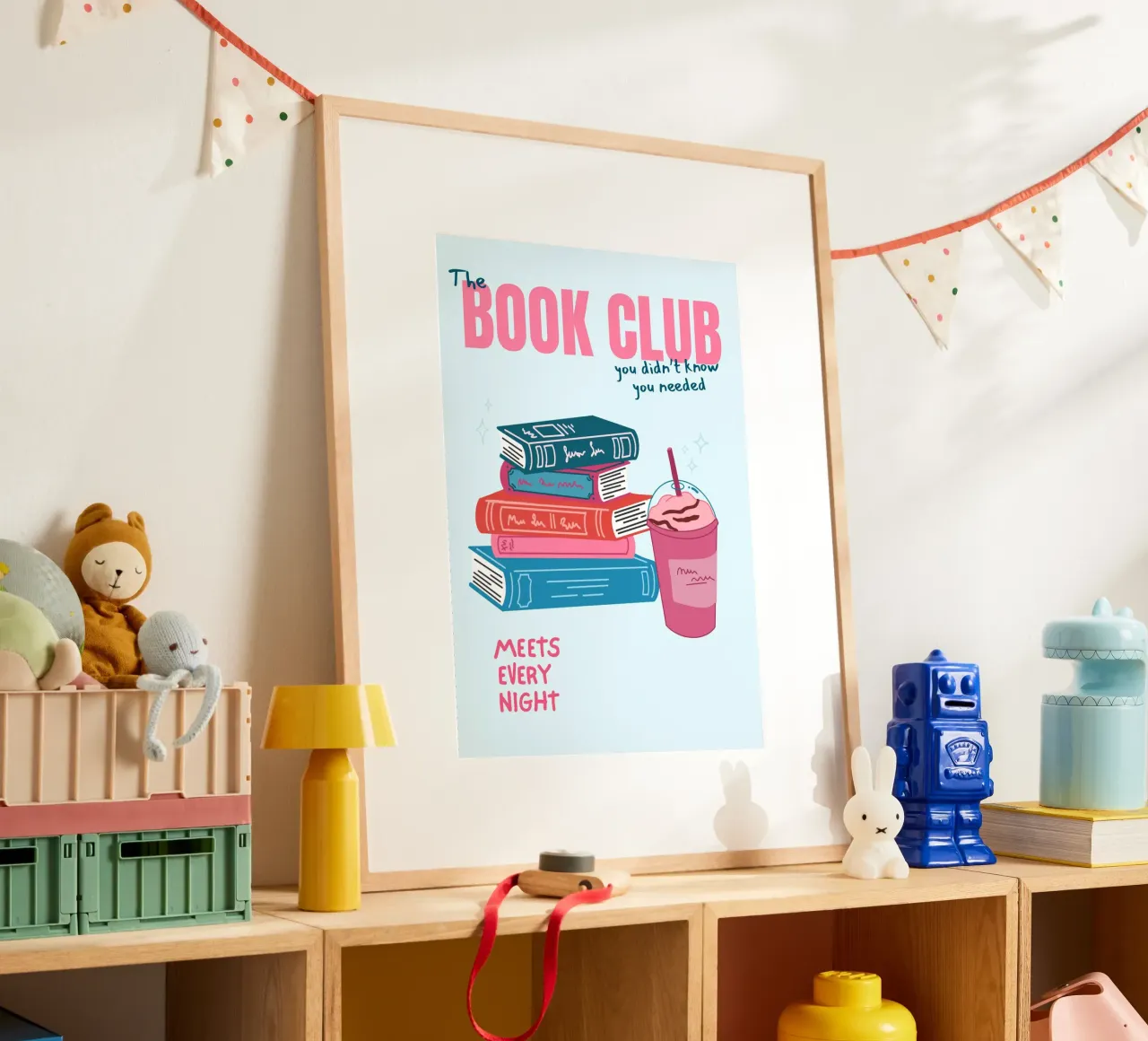 "Poster "Il club del libro di cui non sapevi di aver bisogno poster da vintagepod