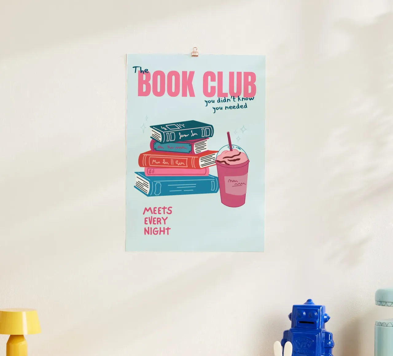 "Poster "Il club del libro di cui non sapevi di aver bisogno poster da vintagepod