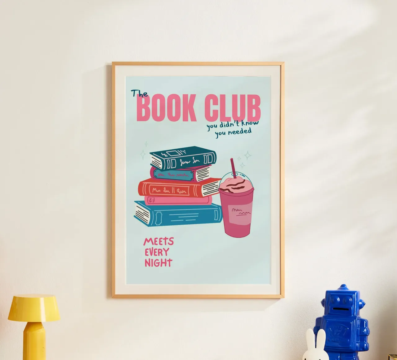 "Poster "Il club del libro di cui non sapevi di aver bisogno poster da vintagepod