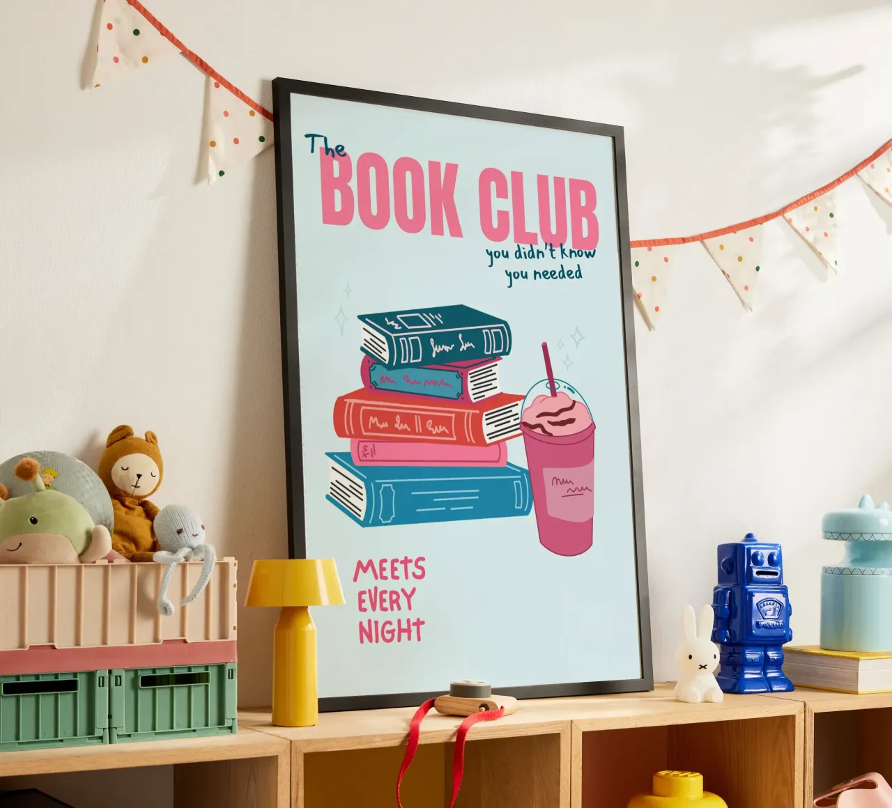 "Poster "Il club del libro di cui non sapevi di aver bisogno poster da vintagepod