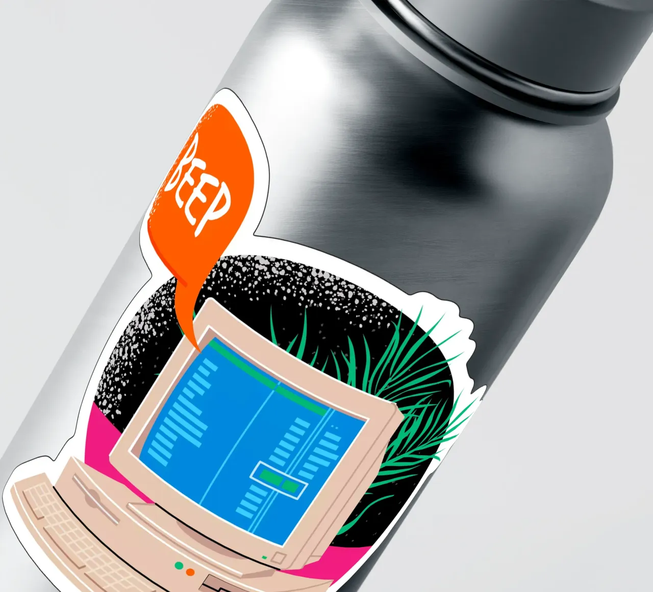 computer 2 adesivo da Sticker King