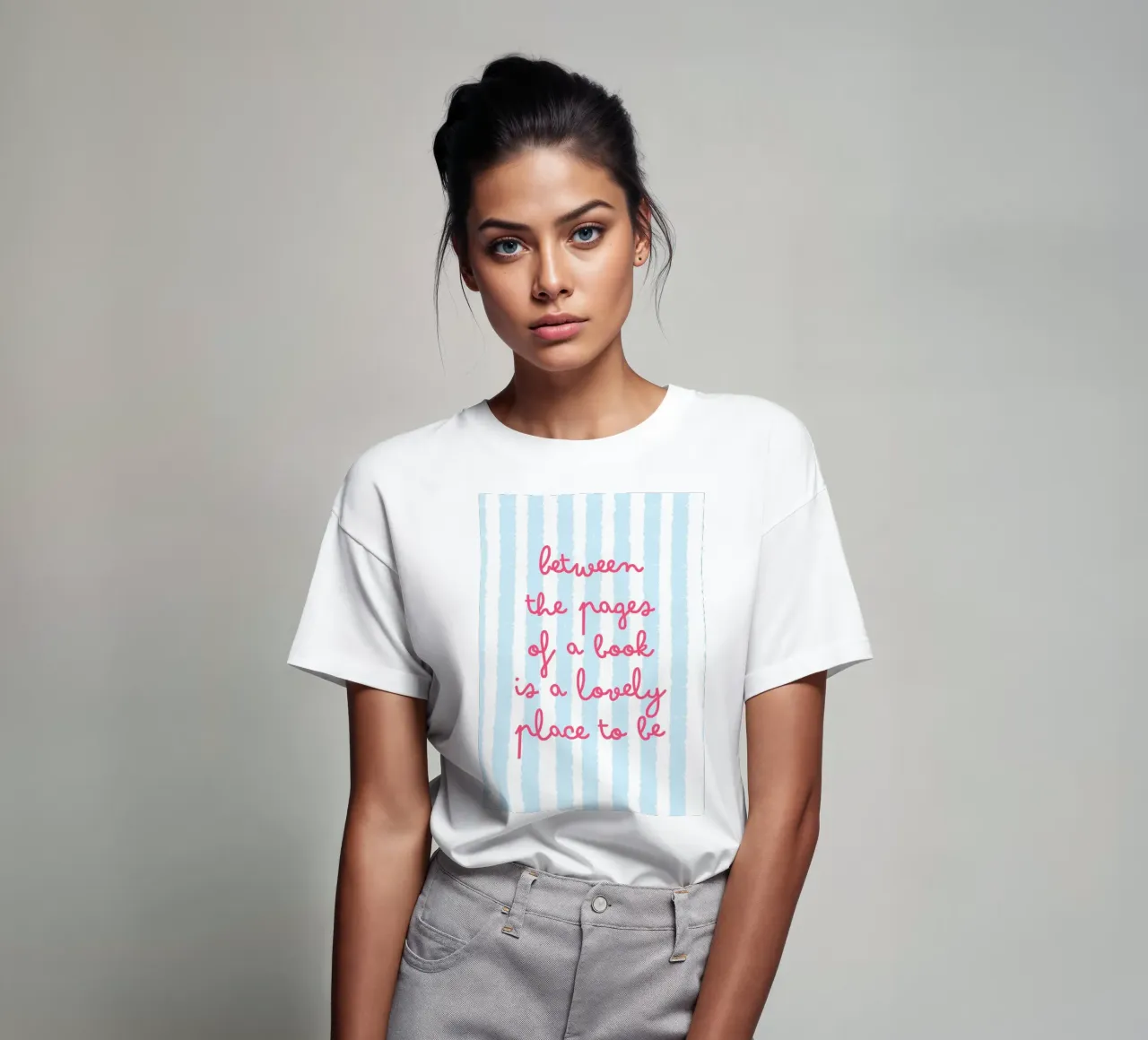 "Poster con citazioni "Tra le pagine di un libro t-shirt da vintagepod
