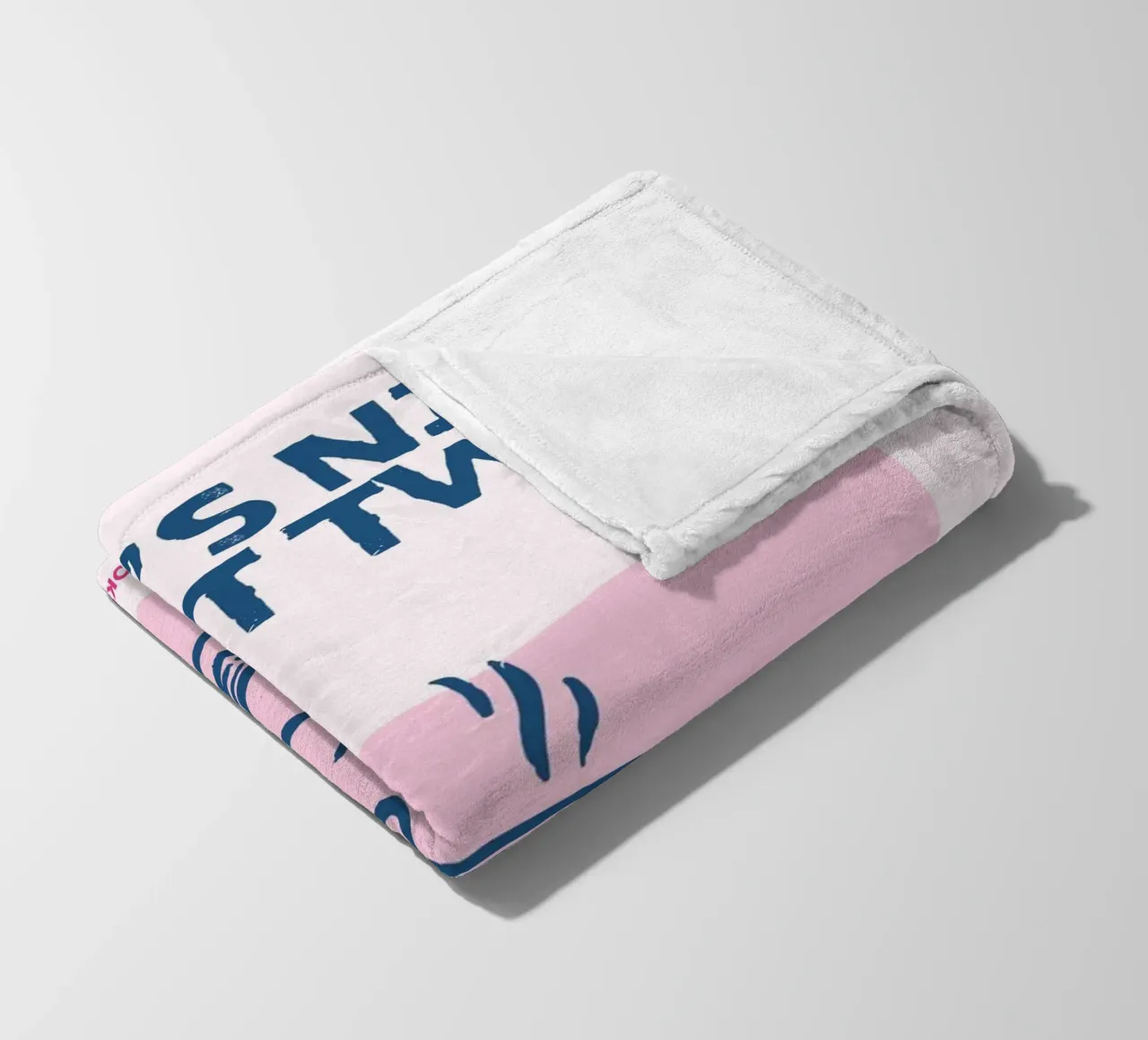 "Poster di lettura accogliente "Se è bello leggilo due volte coperta in pile da vintagepod