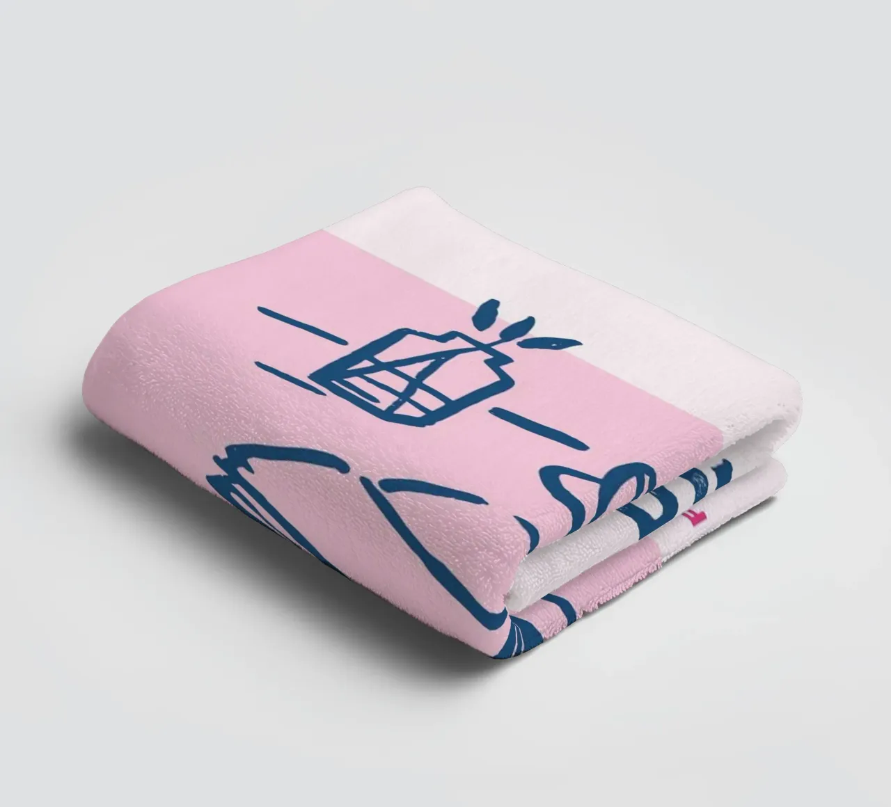 "If It's Nice Read It Twice" Cozy Reading Poster towel by vintagepod