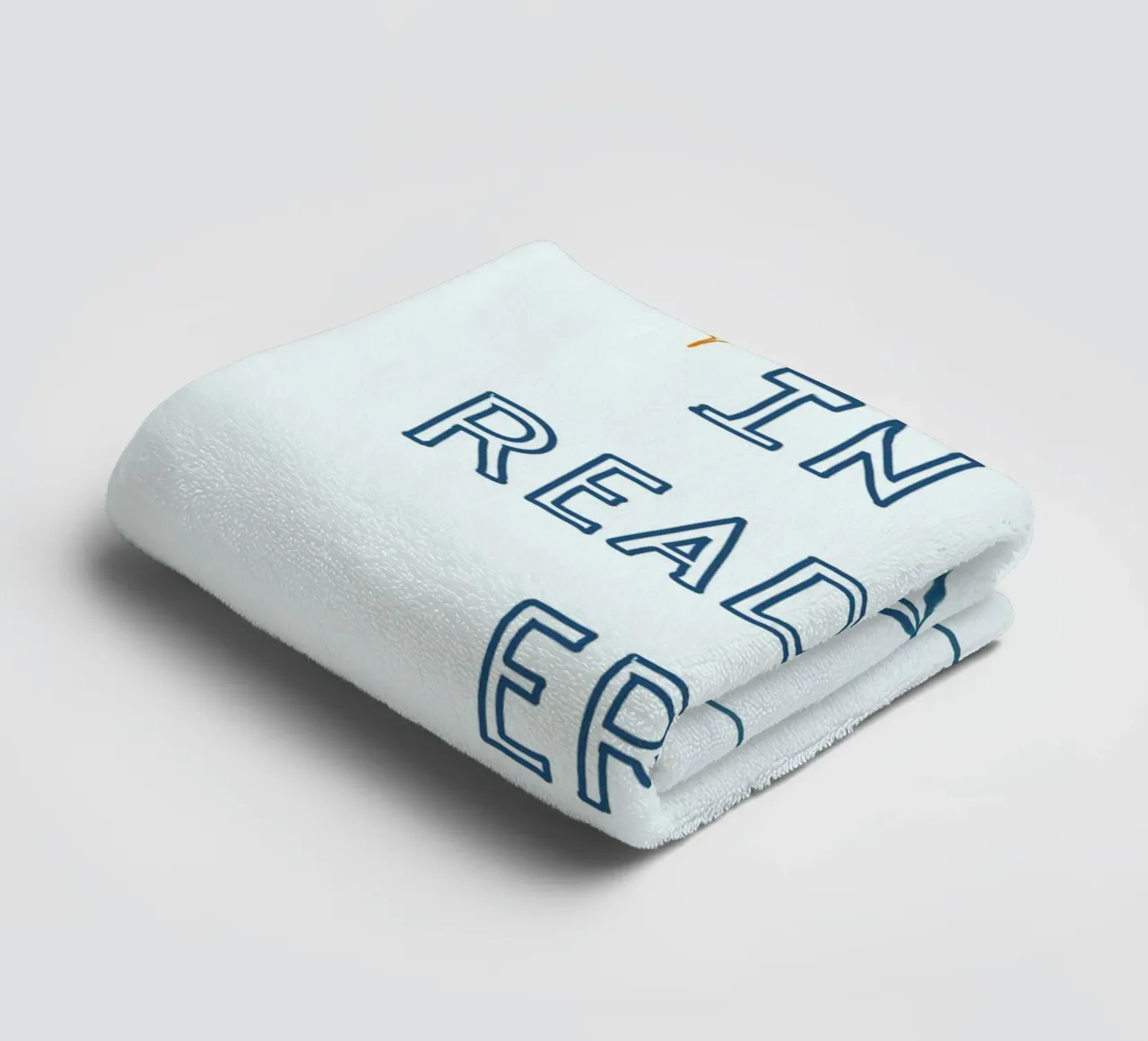"Dans mon époque de lecture" Affiche à nœud bleu tendance serviette de bain de vintagepod