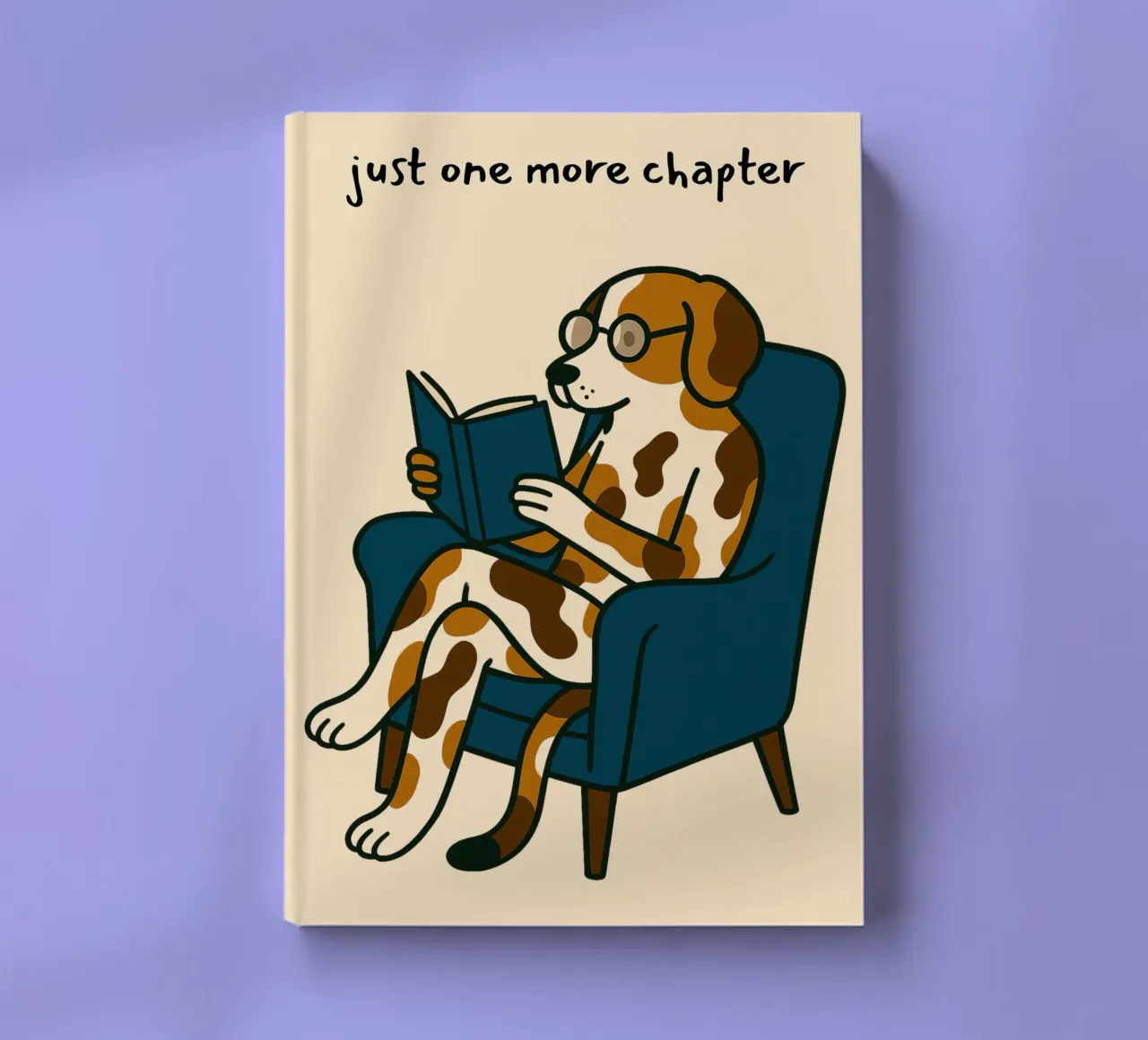 "Juste un chapitre de plus" Lecture de l'art canin carnet de notes de vintagepod