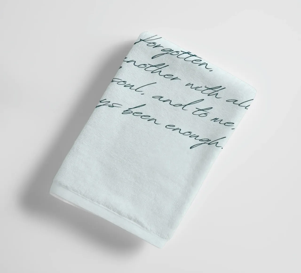 "The Notebook" Liebeszitat - Ryan Gosling Filmposter Handtuch von vintagepod