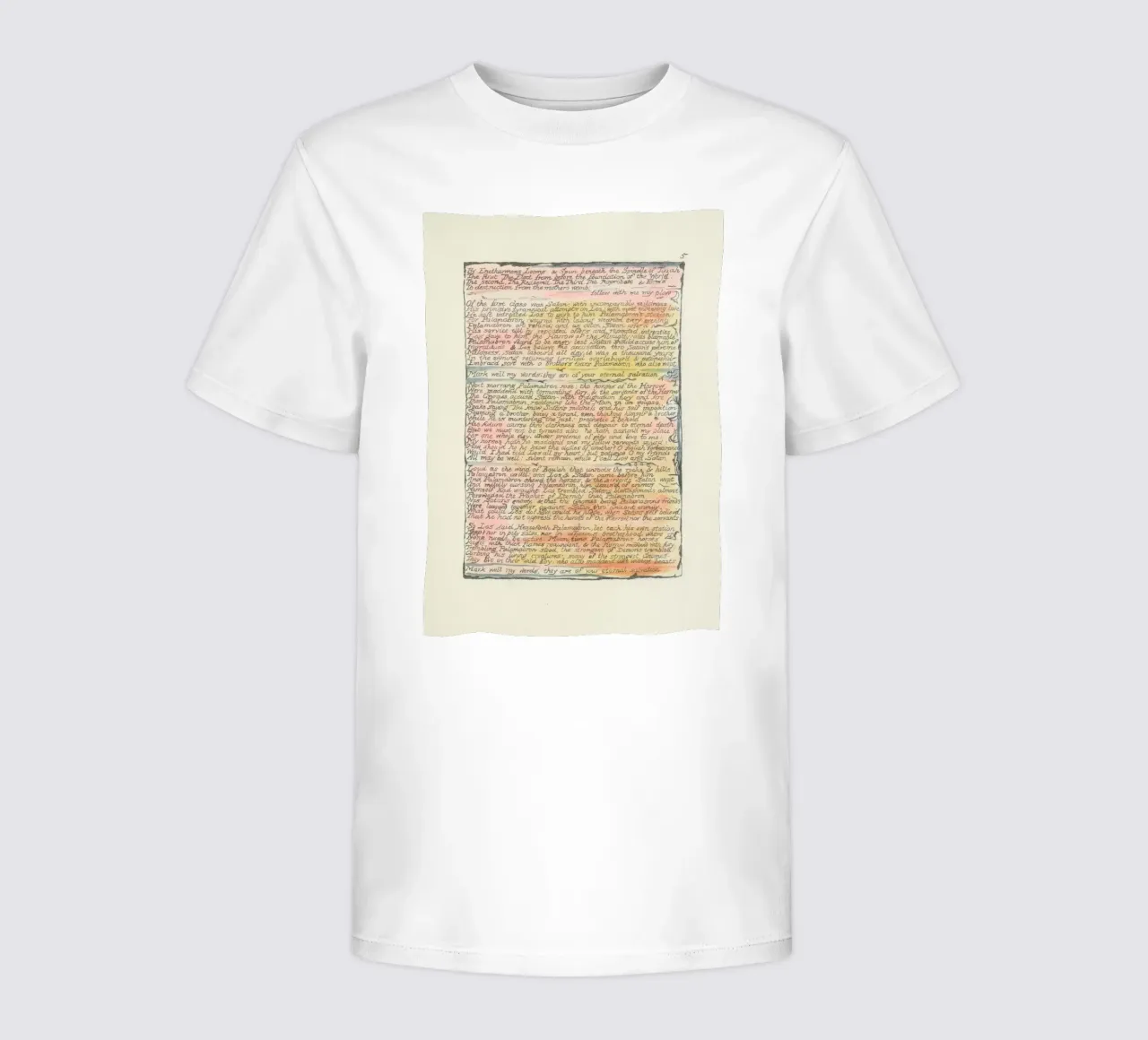 Antique Grimoire Page with "Eternal Salvation" Text kids t-shirt by vintagepod