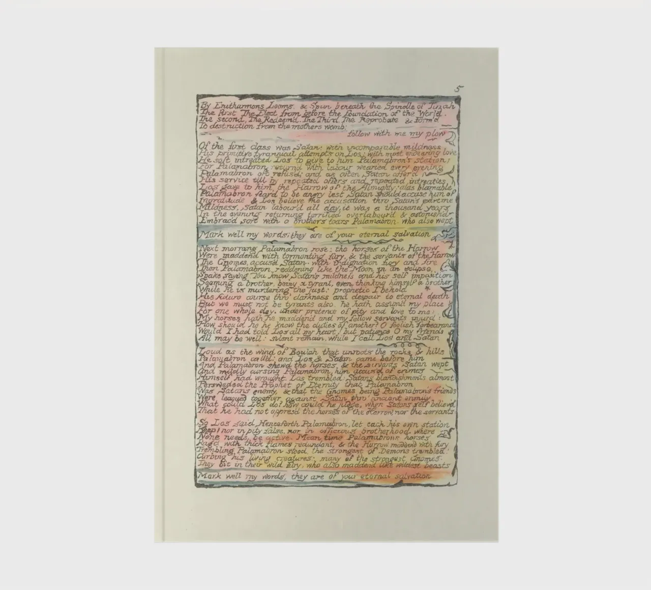 Antique Grimoire Page with "Eternal Salvation" Text notebook by vintagepod