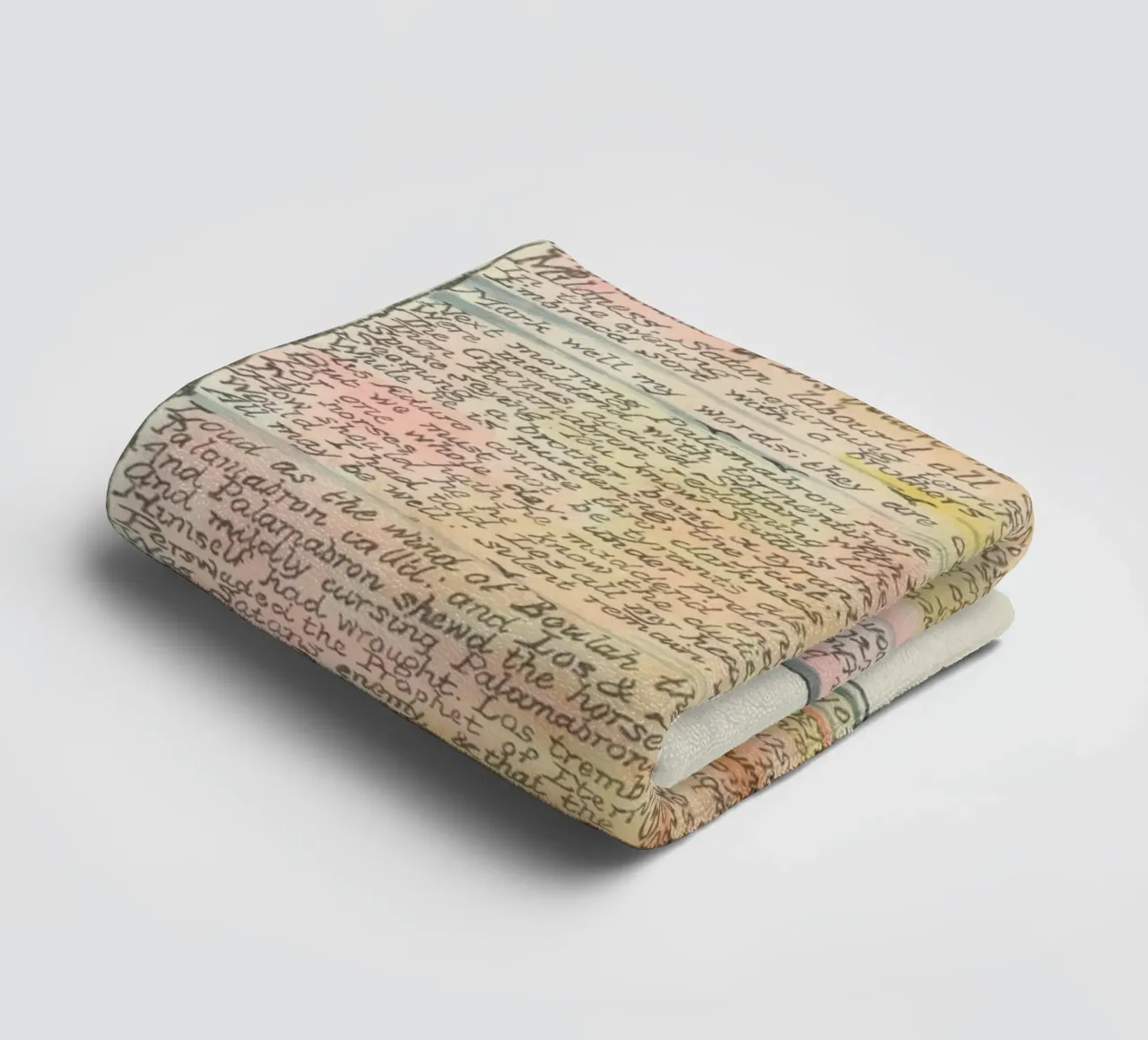 Antique Grimoire Page with "Eternal Salvation" Text towel by vintagepod