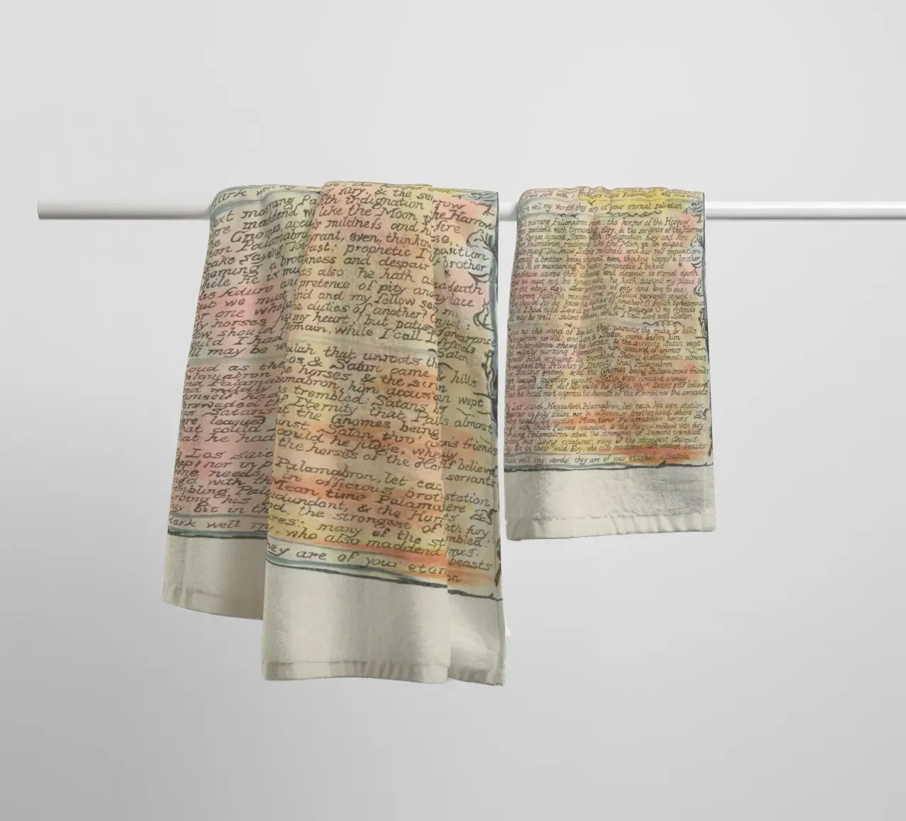 Antique Grimoire Page with "Eternal Salvation" Text towel by vintagepod
