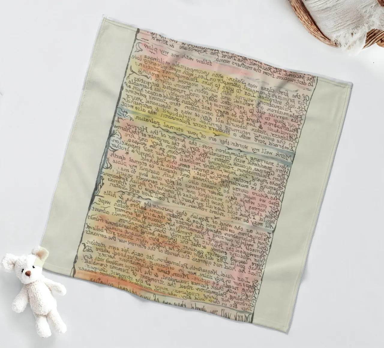 Pagina di grimorio antico con testo "Eternal Salvation" (salvezza eterna) coperta in pile da vintagepod