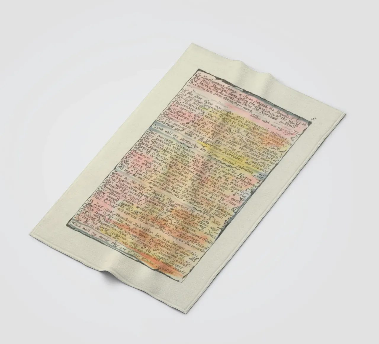Pagina di grimorio antico con testo "Eternal Salvation" (salvezza eterna) coperta in pile da vintagepod