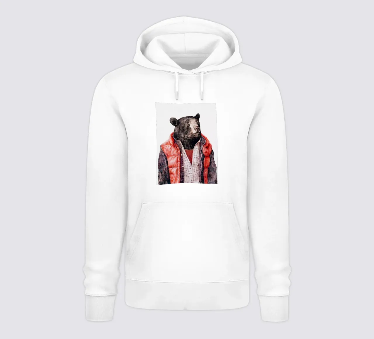 Orso nero felpa con cappuccio da Animal Crew