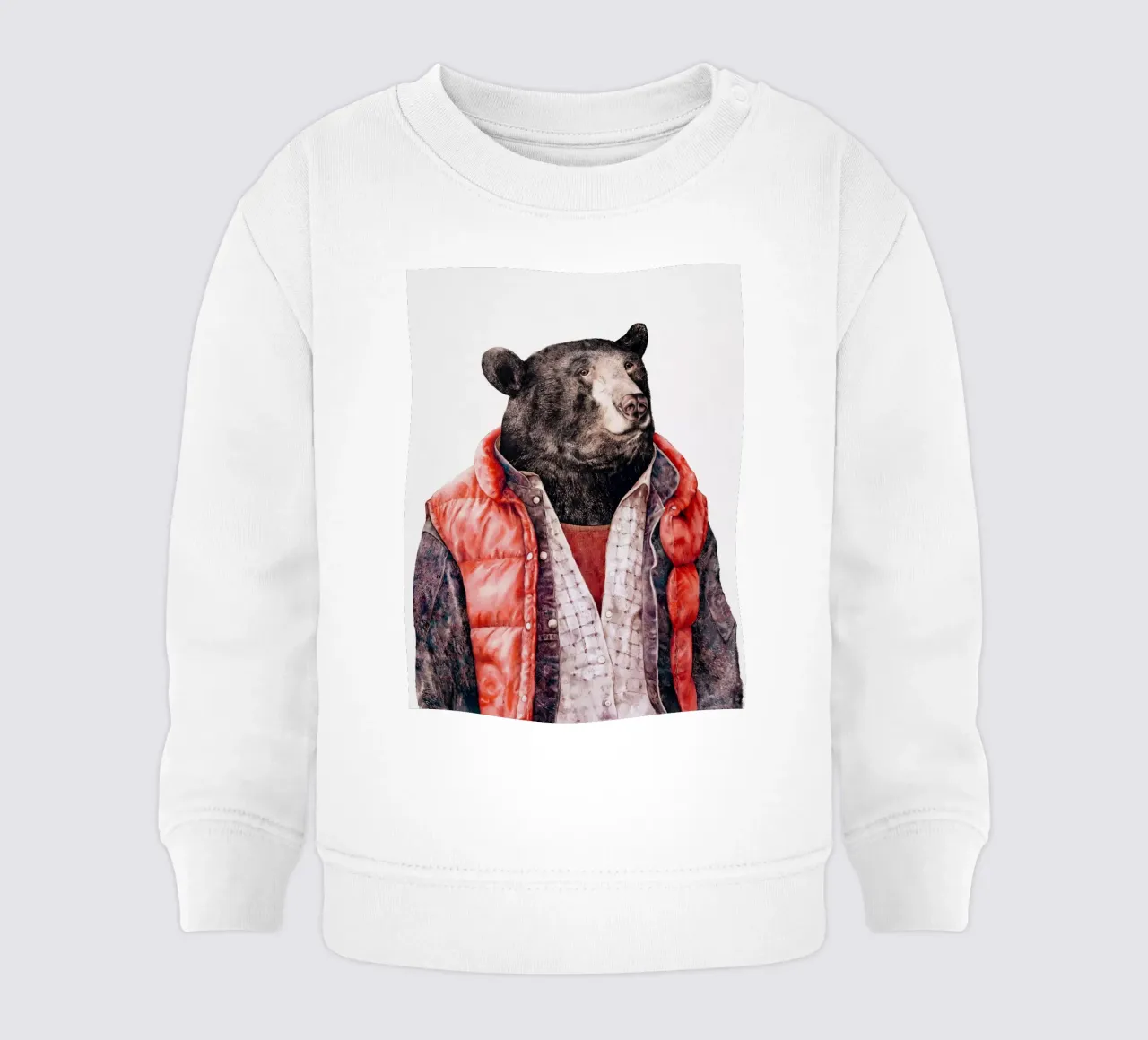 Orso nero felpa neonato da Animal Crew