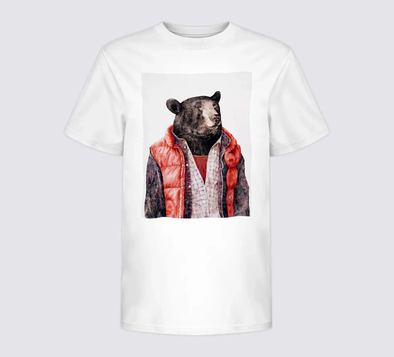 Ours noir t-shirt enfant de Animal Crew