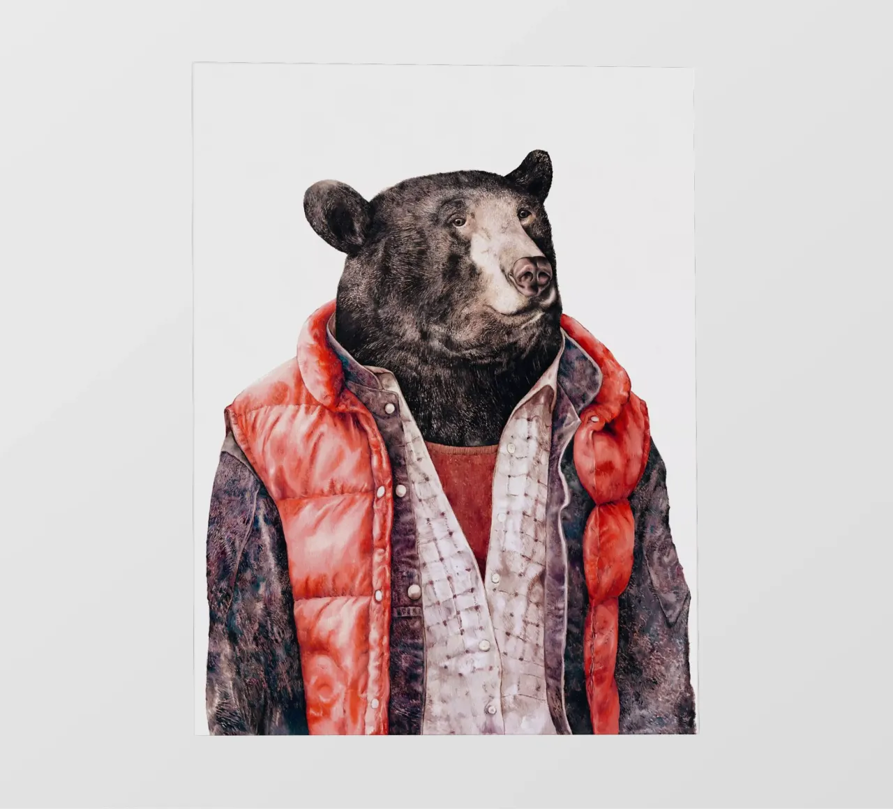 Orso nero telo in pvc da Animal Crew