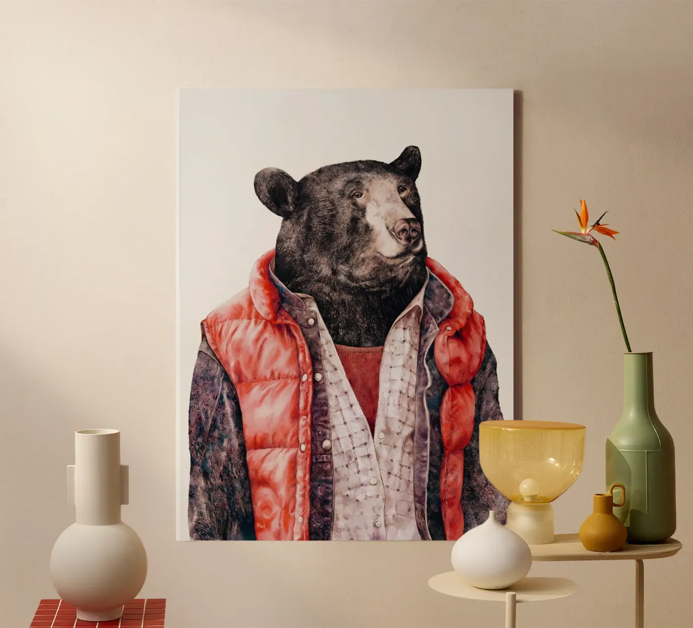 Orso nero tela da Animal Crew