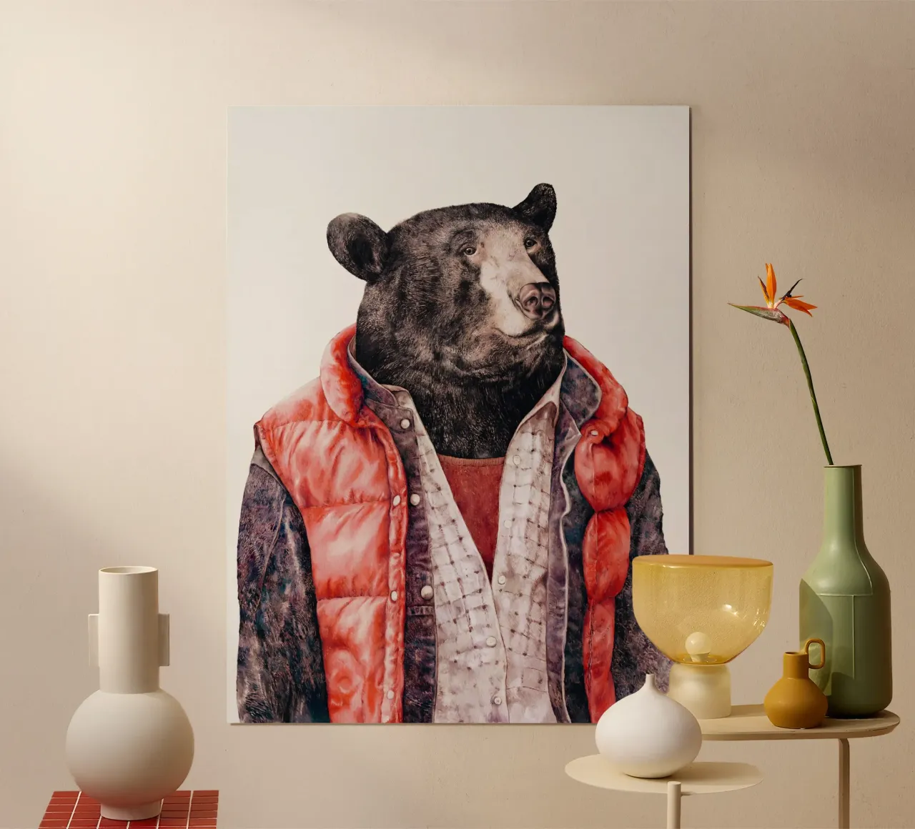 Orso nero carta hahnemühle da Animal Crew