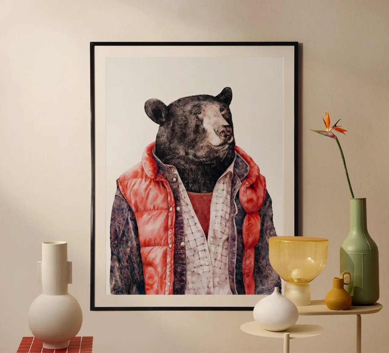 Orso nero carta hahnemühle da Animal Crew