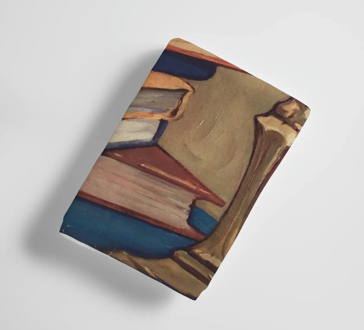 Natura morta con libri e candele di C. Palmer asciugamano da bagno da vintagepod