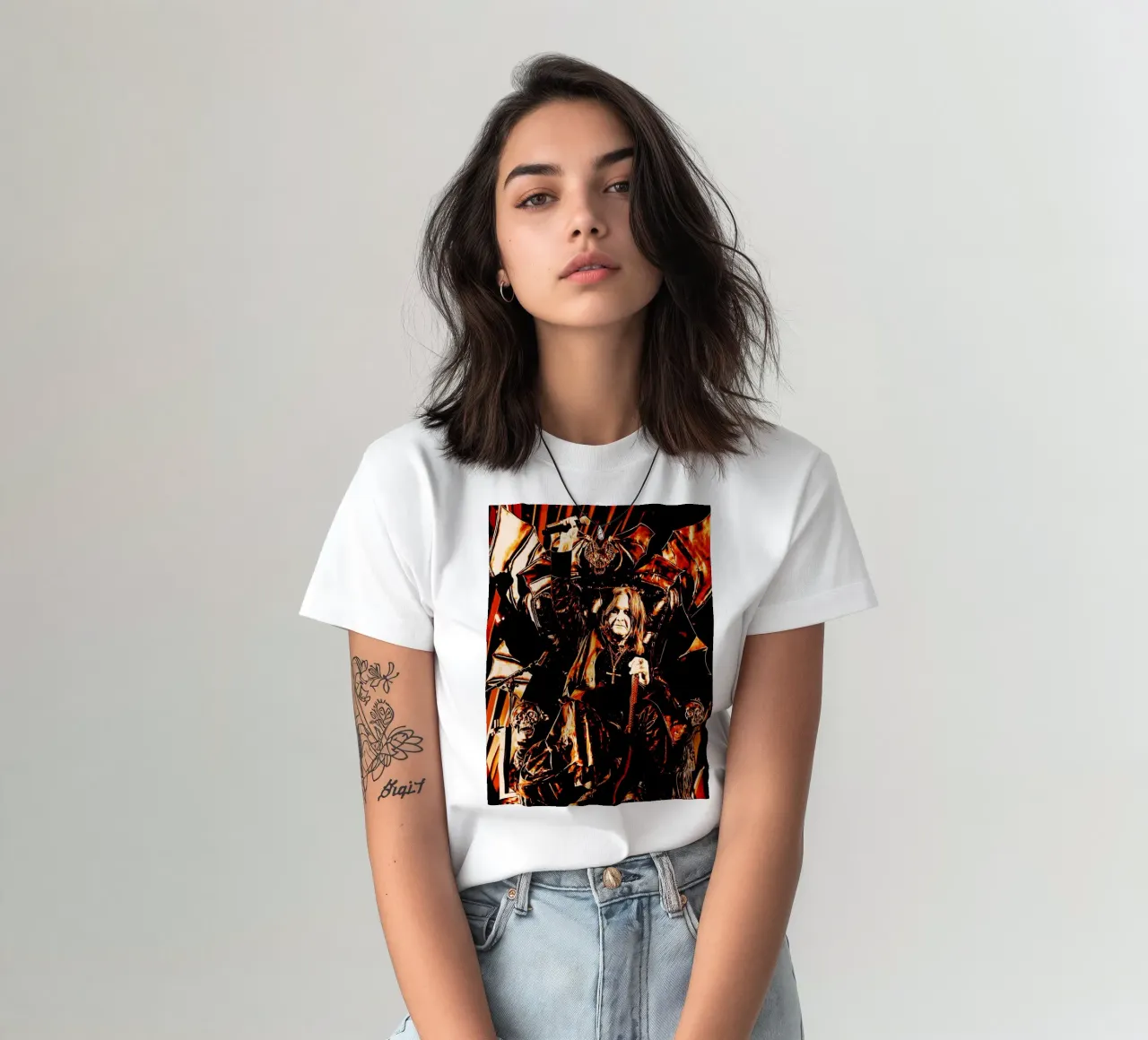 Ozzy Osbourne black sabbath band art t-shirt da music soul