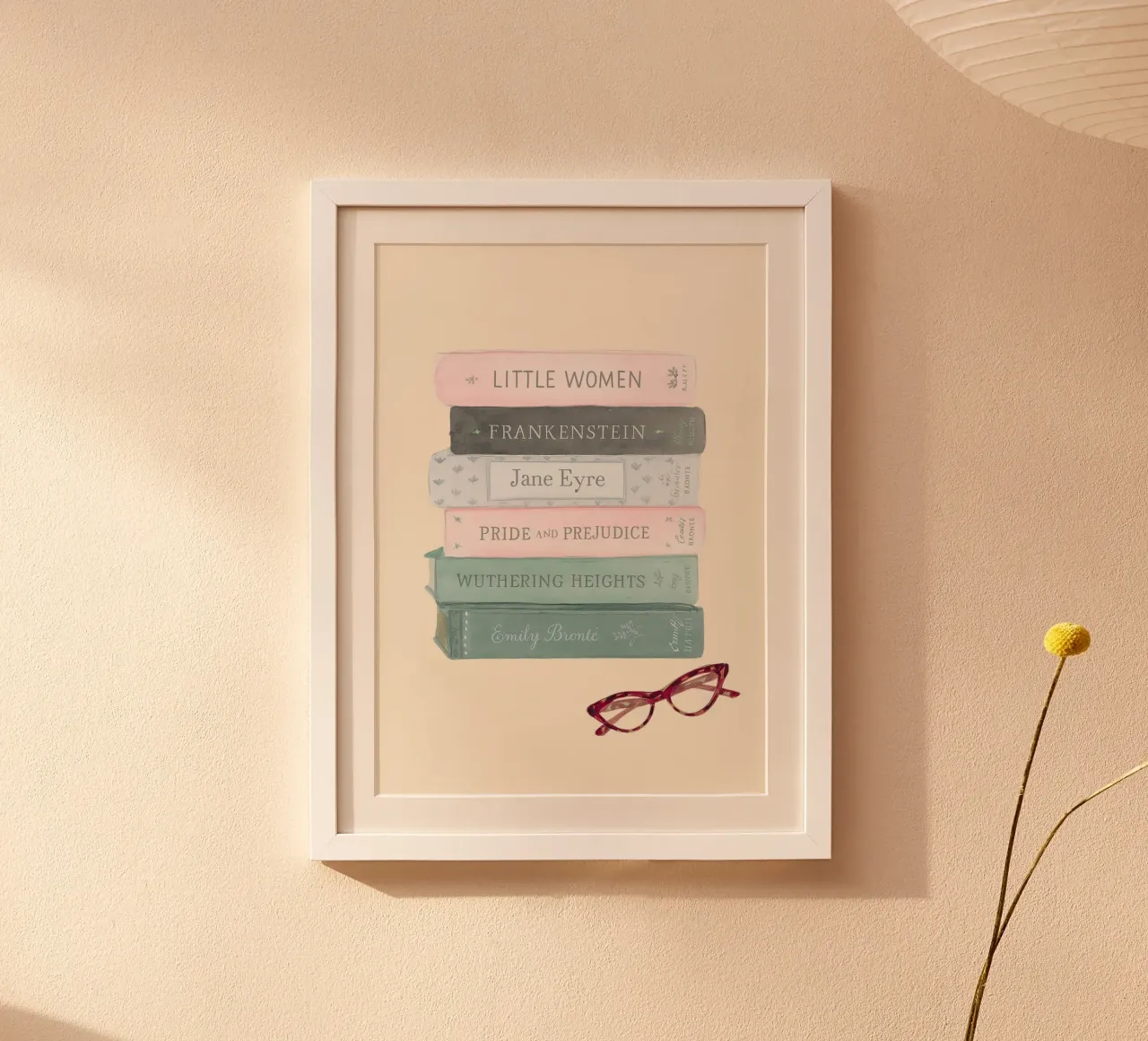Classic Literature Stack - Feminist Reading List Art poster by vintagepod