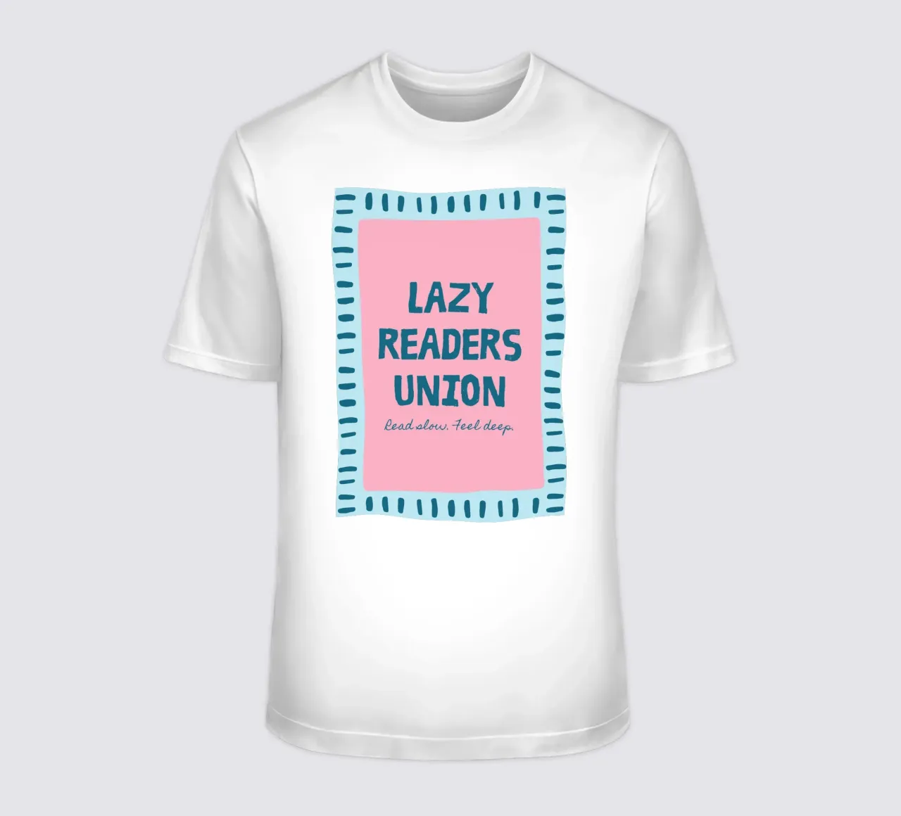 Lazy Readers Union - Read Slow. Feel Deep. Poster t-shirt by vintagepod