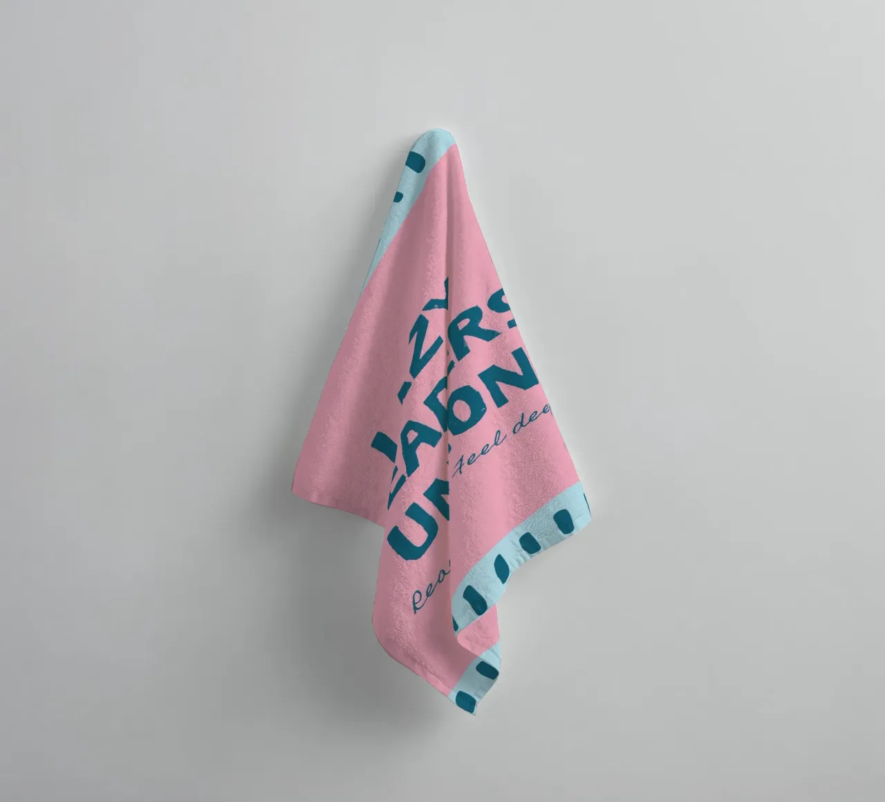 Lazy Readers Union - Read Slow. Feel Deep. Poster towel by vintagepod