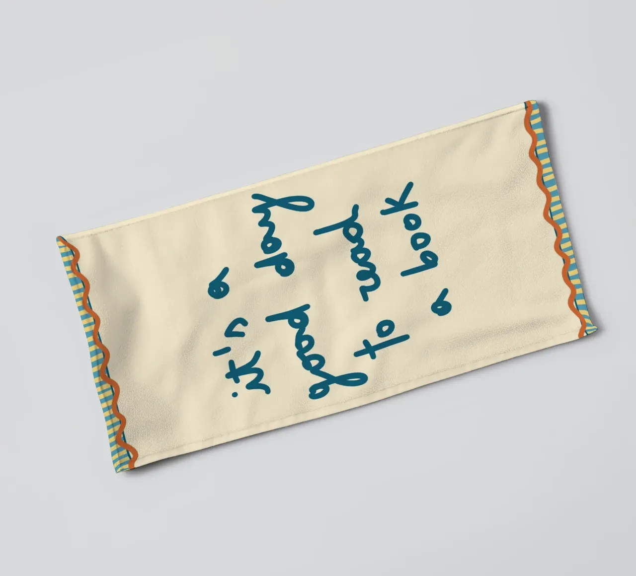 It’s a Good Day to Read – Handwritten Quote Poster towel by vintagepod