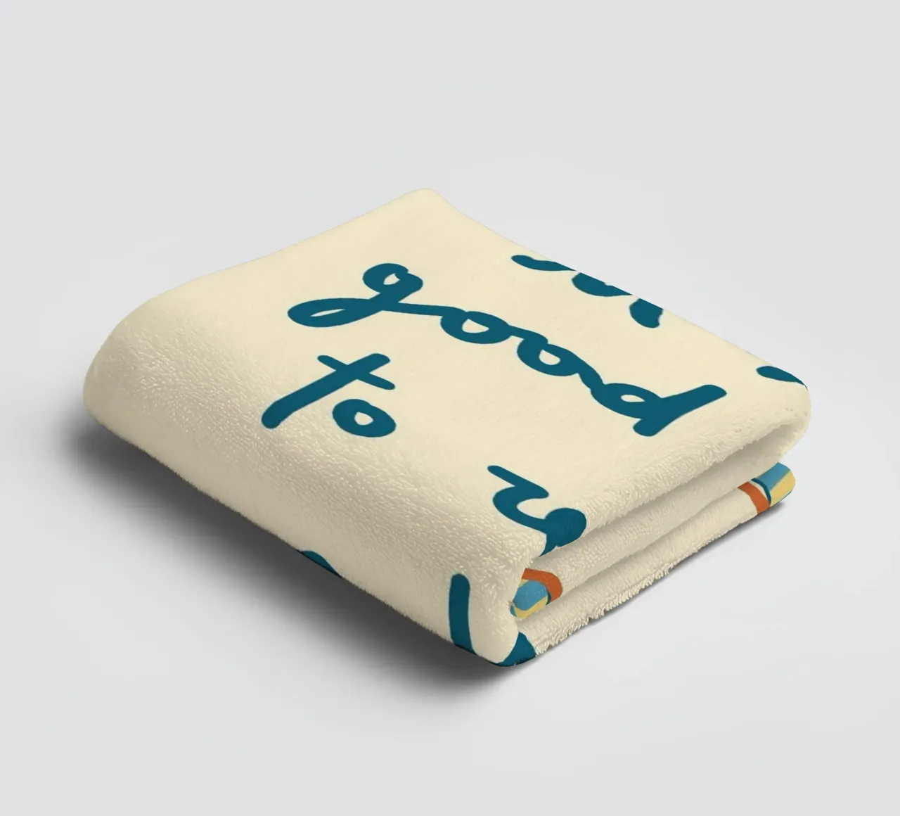 It’s a Good Day to Read – Handwritten Quote Poster towel by vintagepod