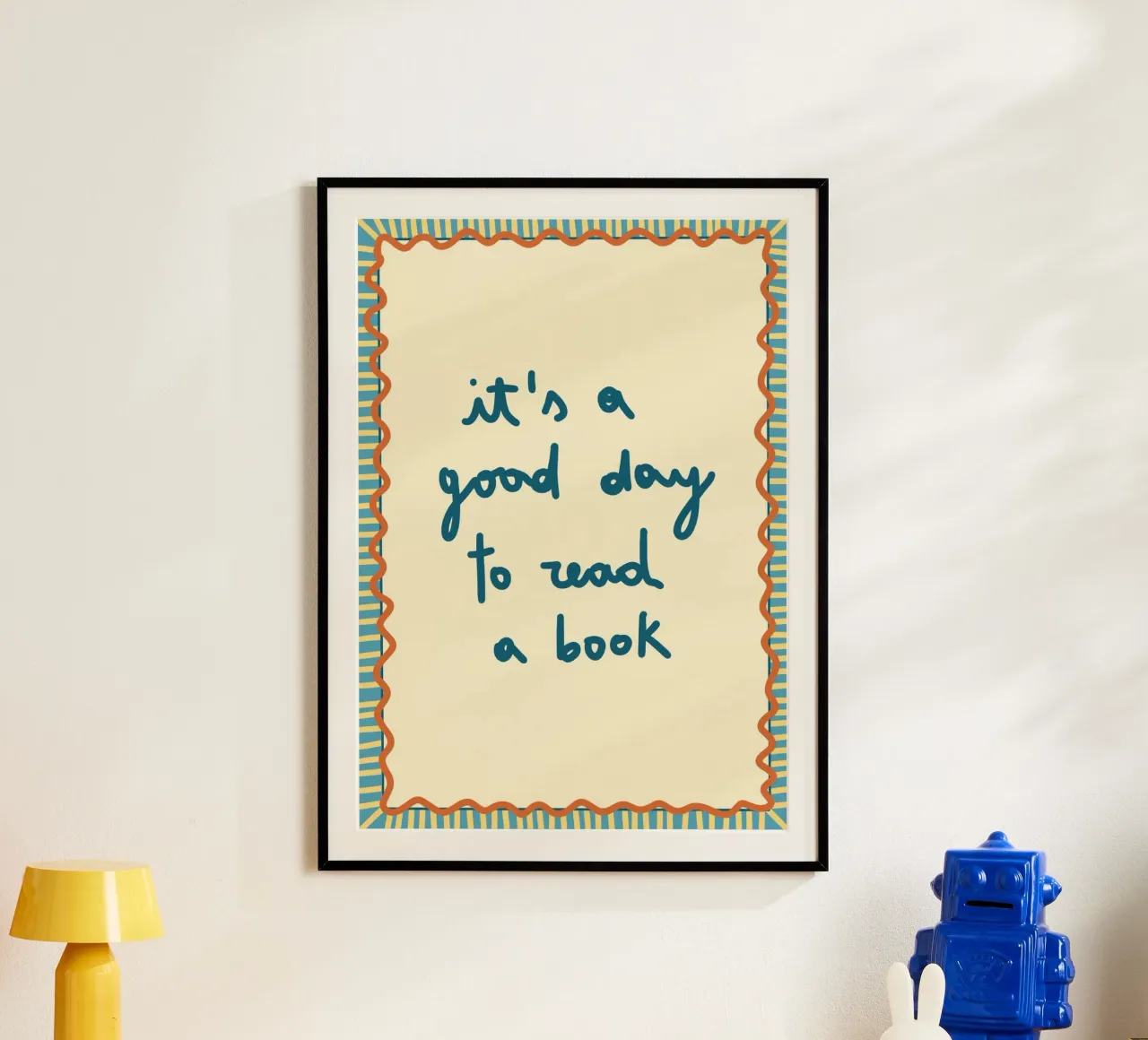 It's a Good Day to Read - Handgeschriebenes Zitat-Poster Hahnemühle von vintagepod