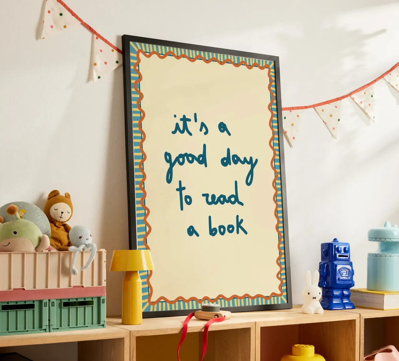 It's a Good Day to Read - Handgeschriebenes Zitat-Poster Hahnemühle von vintagepod