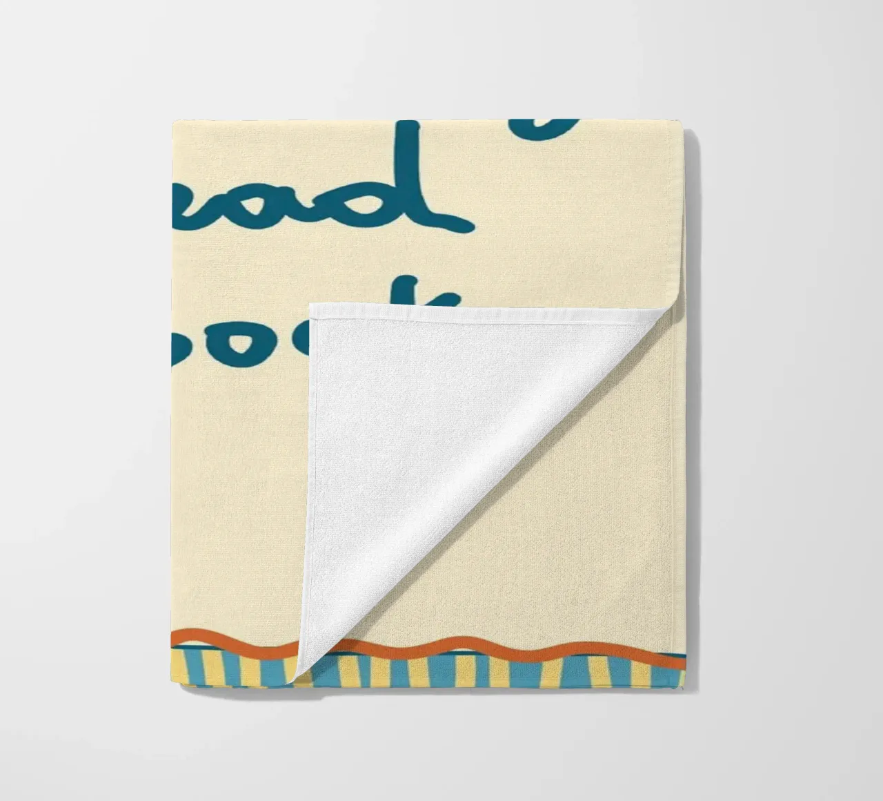 It's a Good Day to Read - Handgeschriebenes Zitat-Poster Strandtuch von vintagepod