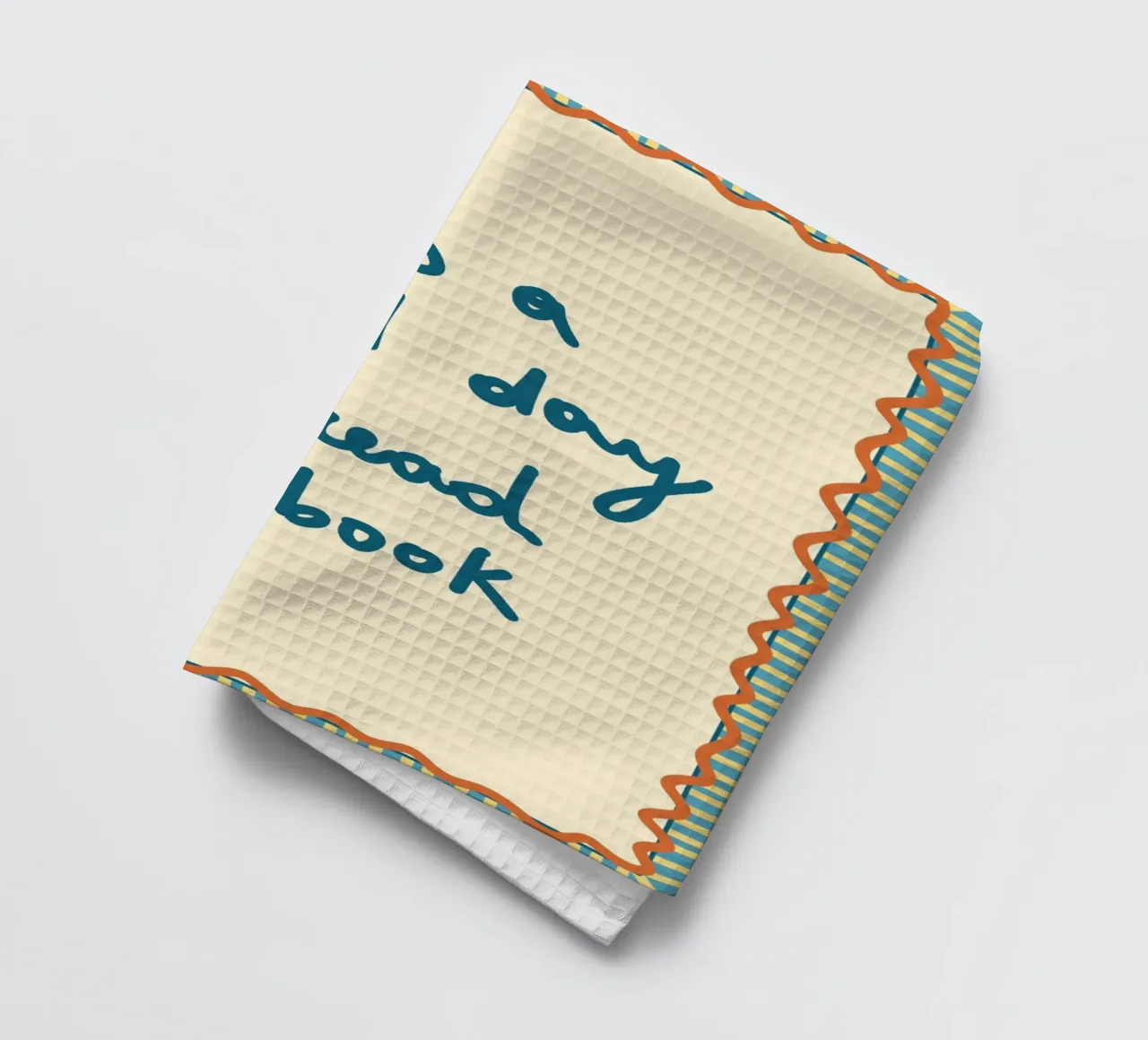 It's a Good Day to Read - Handgeschriebenes Zitat-Poster Geschirrtuch von vintagepod