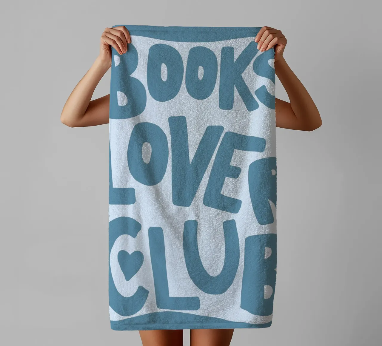 Books Lover Club Poster - Aesthetic Reading Art Print towel by vintagepod