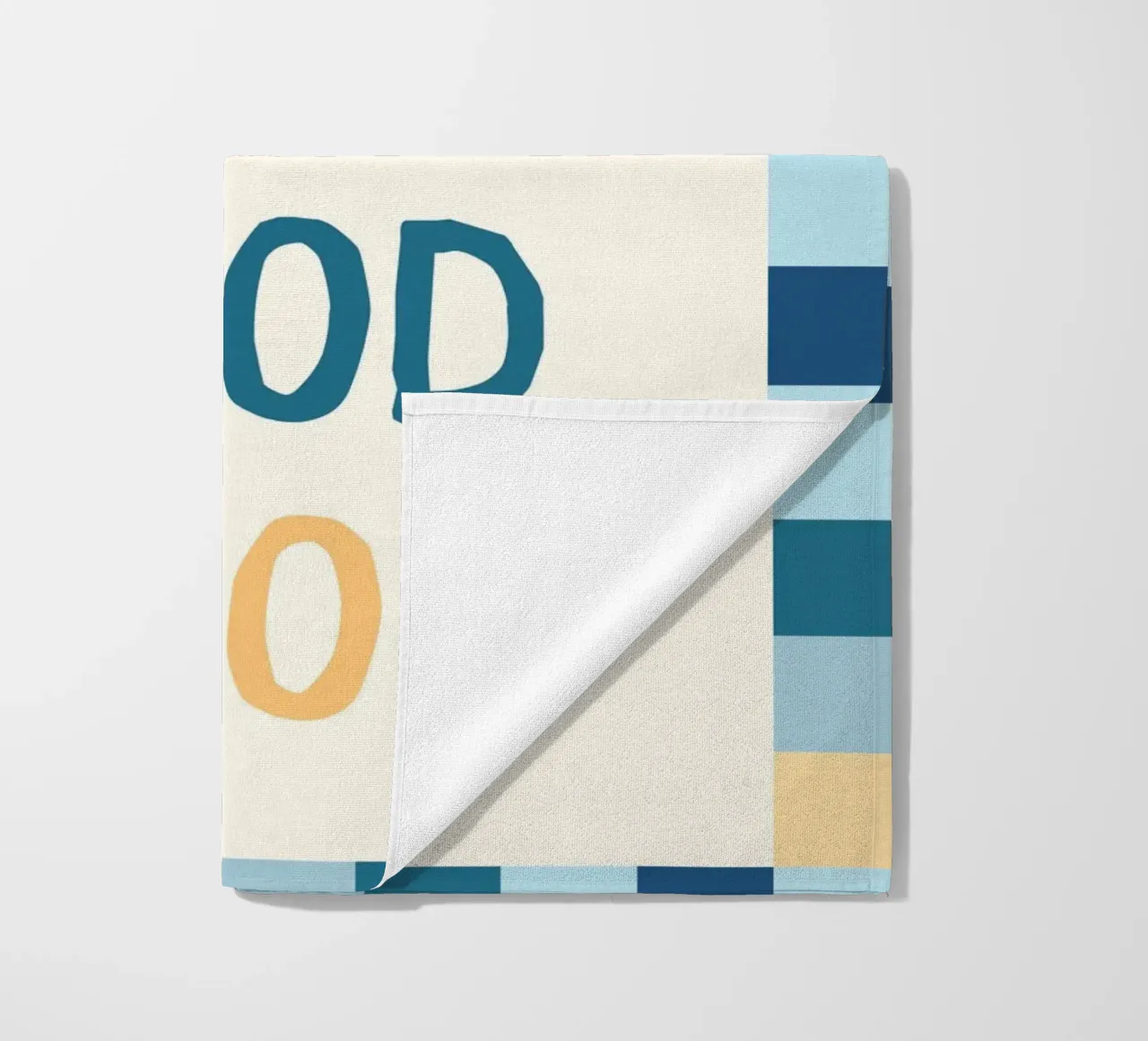 "Good Book Good Mood" Typography Poster - Reading Aesthetic beach towel by vintagepod