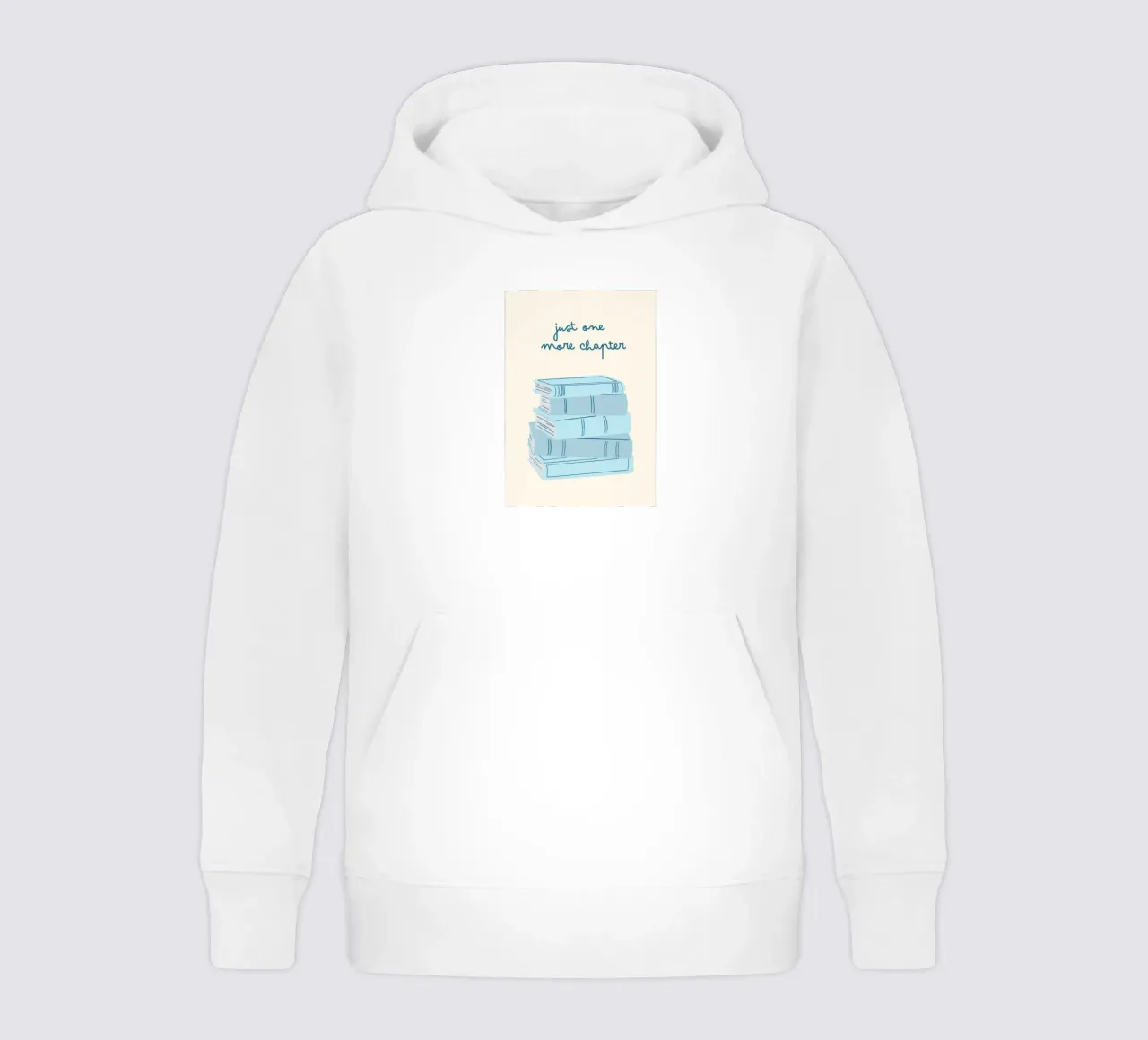 "Pila de libros "Just One More Chapter sudadera con capucha para niño de vintagepod