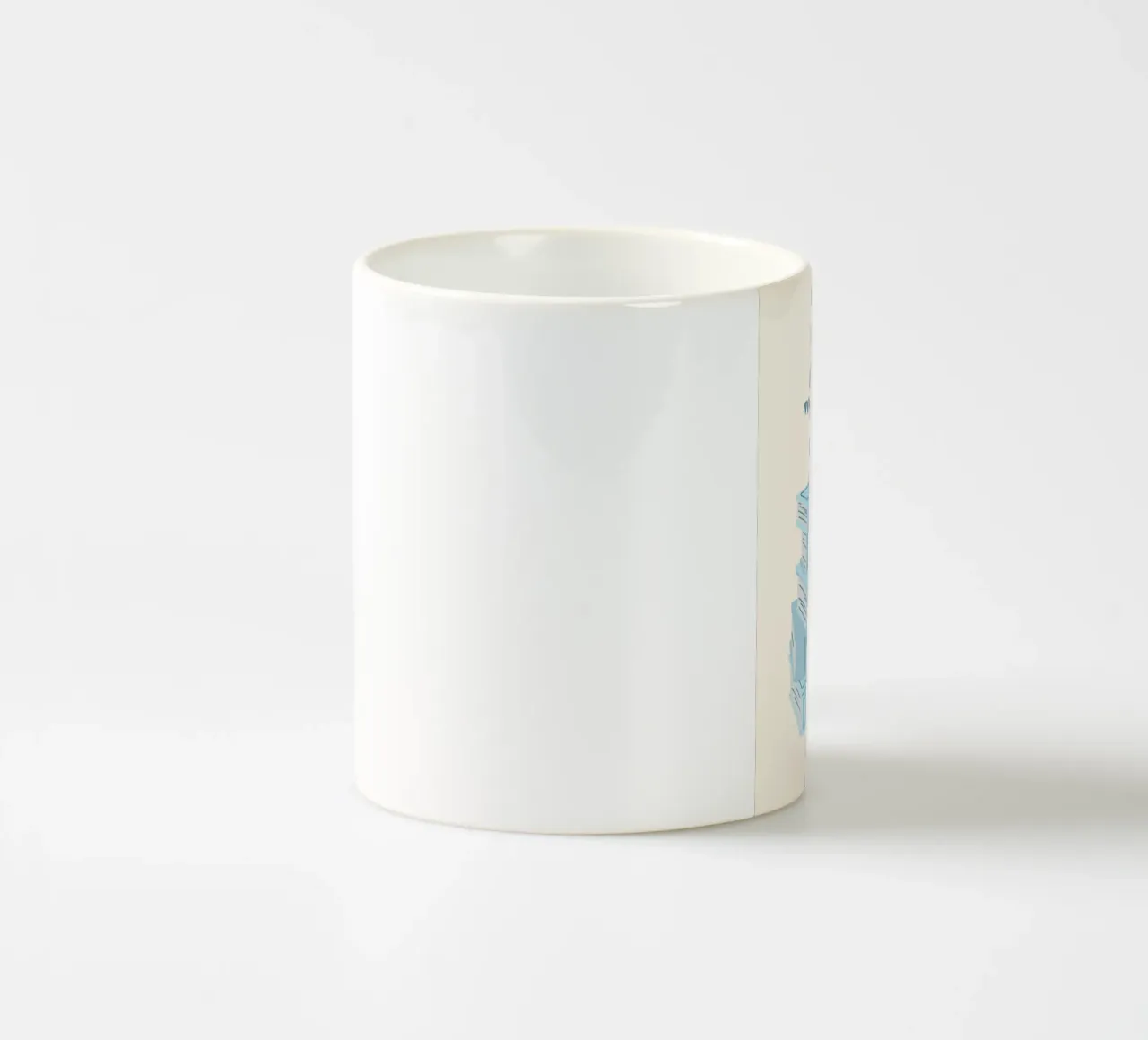 "Just One More Chapter" Book Stack Art Print ceramic mug by vintagepod