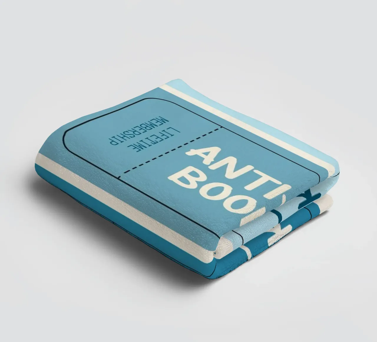 Anti-Social Book Club Lifetime Membership Ticket Art Print towel by vintagepod