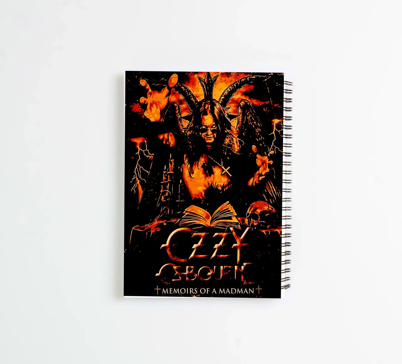 Ozzy Osbourne heavy metal band 1 spiral notebook by music soul