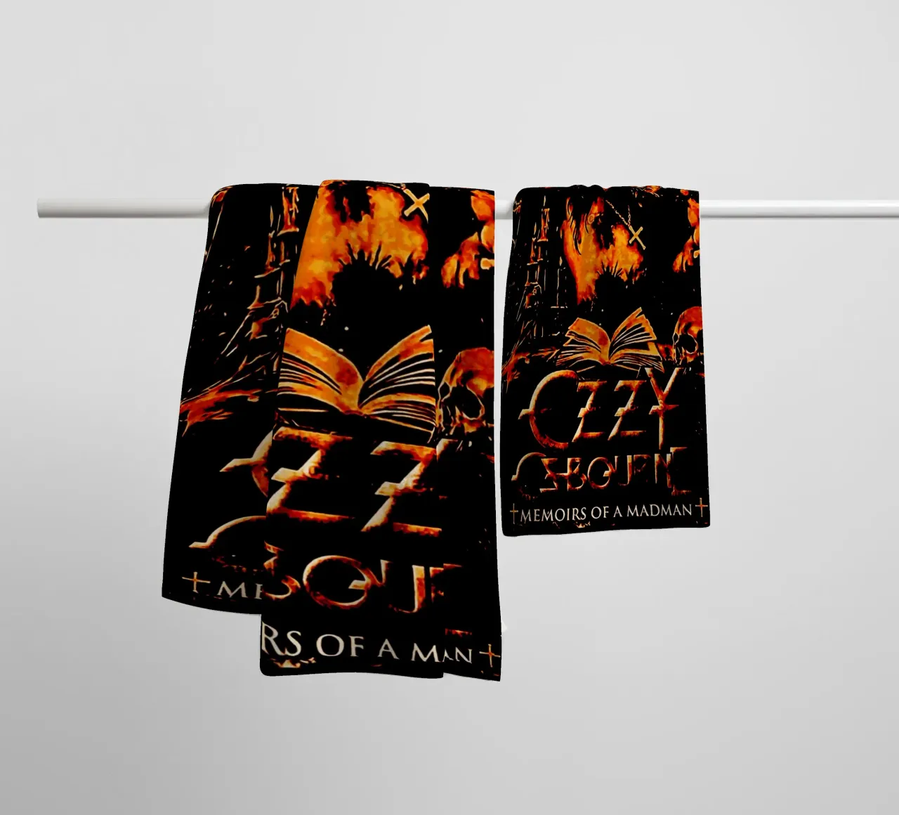 Ozzy Osbourne groupe de heavy metal 1 serviette de bain de music soul