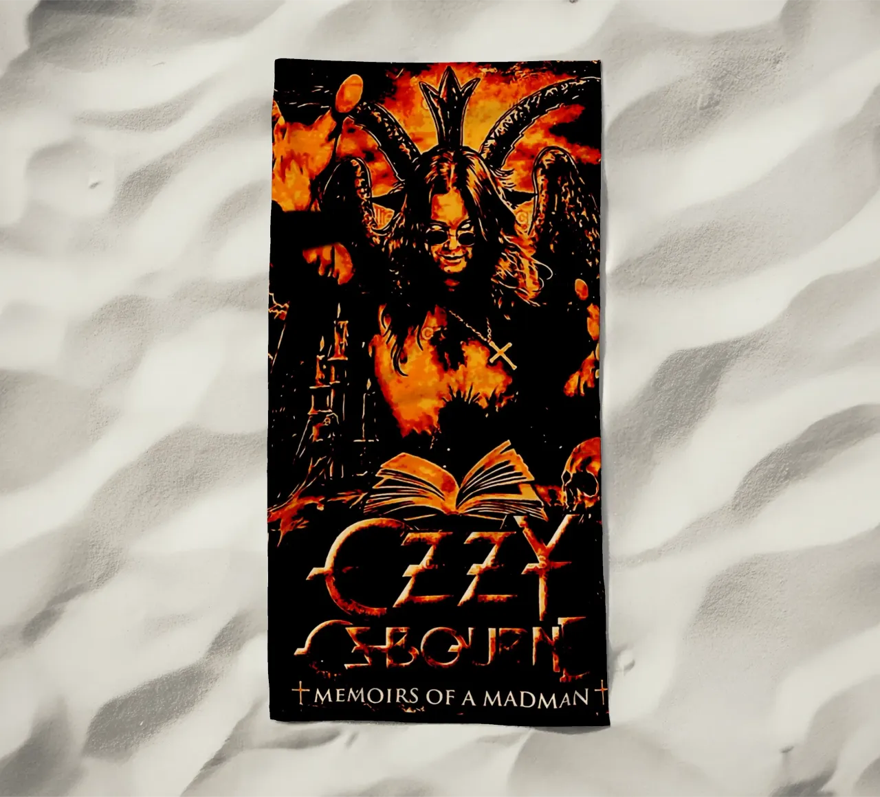 Il gruppo heavy metal di Ozzy Osbourne 1 telo mare da music soul