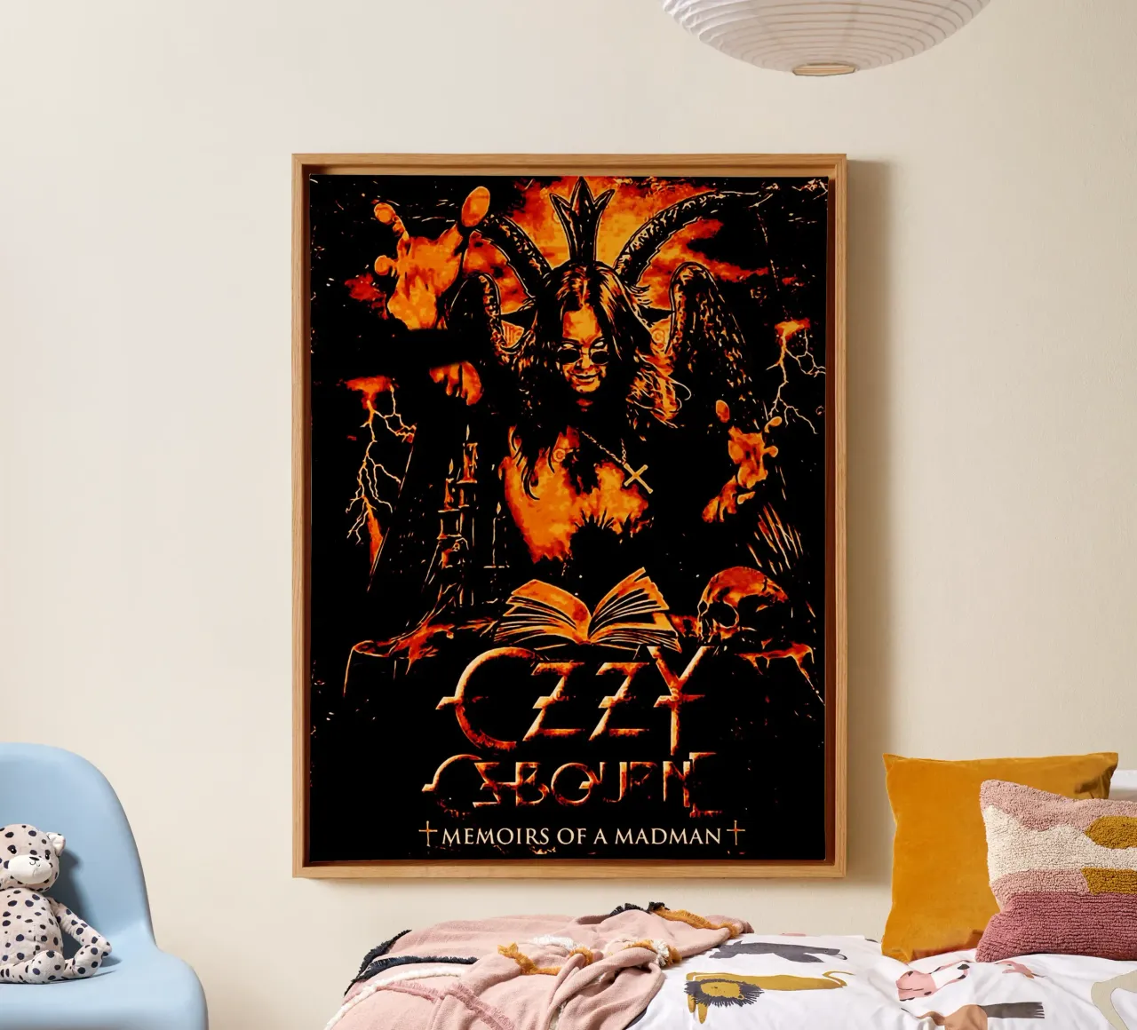 Ozzy Osbourne heavy metal band 1 canvas by music soul